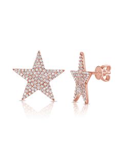 .47CT DIAMOND STAR STUD EARRINGS