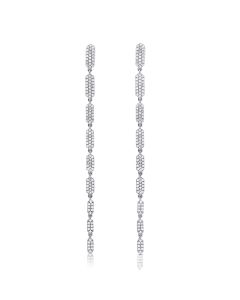 .68CT DIAMOND HEXAGON DROP EARRINGS
