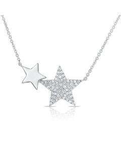 .20CT DIAMOND STAR PENDANT NECKLACE