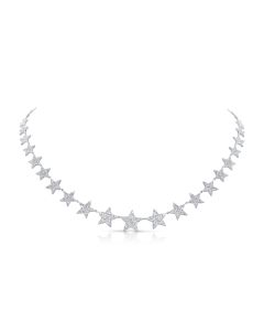 2.23CT DIAMOND STAR STATION NECKLACE