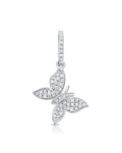 .16CT DIAMOND BUTTERFLY PENDANT