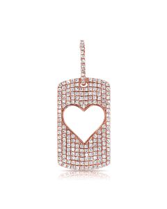 .52CT DIAMOND HEART PENDANT