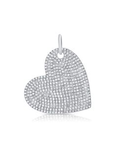 1.57CT DIAMOND HEART PENDANT