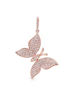.56CT DIAMOND BUTTERFLY PENDANT