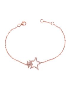 .21CT DIAMOND STAR CHAIN BRACELET