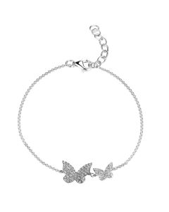 .21CT DIAMOND BUTTERFLY CHAIN BRACELET