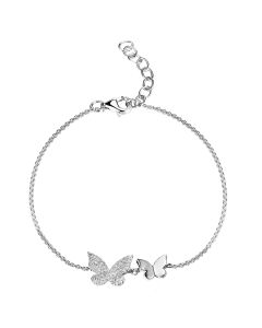 .15CT DIAMOND BUTTERFLY CHAIN BRACELET