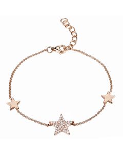 .12CT DIAMOND STAR CHAIN BRACELET