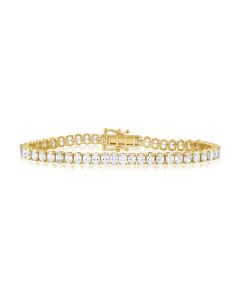 8.16CT OVAL SHAPE DIAMOND TENNIS BRACELET