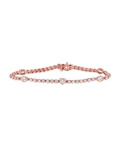 2.92CT EMERALD SHAPE, HEART SHAPE, MARQUISE SHAPE, OVAL SHAPE, PEAR SHAPE AND ROUND SHAPE DIAMOND BRACELET
