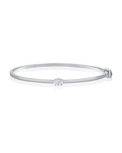 .32CT OVAL SHAPE DIAMOND SOLITAIRE BANGLE