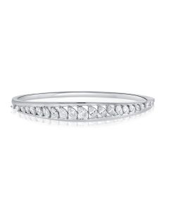 2.21CT MARQUISE SHAPE DIAMOND BANGLE