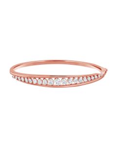 2.24CT OVAL SHAPE DIAMOND BANGLE