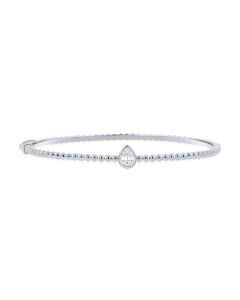 .30CT PEAR SHAPE DIAMOND SOLITAIRE BANGLE