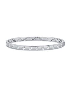 1.61CT PEAR SHAPE, OVAL SHAPE, EMERALD SHAPE, MARQUISE SHAPE AND ROUND DIAMOND BANGLE