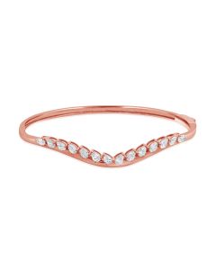 1.34CT PEAR SHAPE DIAMOND BANGLE