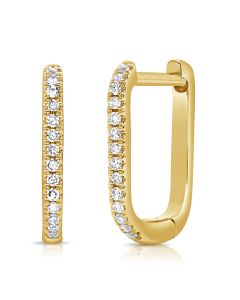 .10CT DIAMOND HOOP EARRINGS