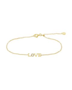 .04CT DIAMOND LOVE BOLO BRACELET