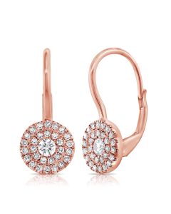 .32CT DIAMOND ILLUSION LEVERBACK EARRINGS