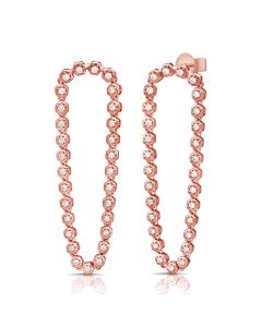 0.73CT DIAMOND DROP EARRINGS