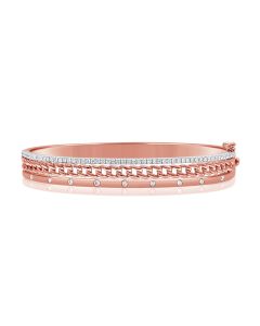 .60CT DIAMOND LINK BANGLE