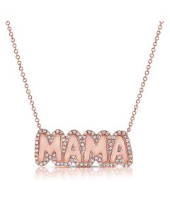 .33CT DIAMOND MAMA PENDANT NECKLACE