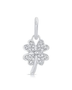 .06CT DIAMOND FLOWER PENDANT