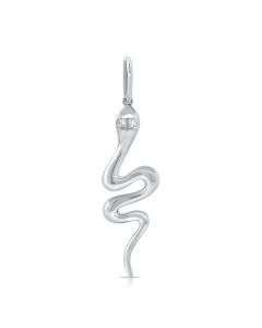 .04CT DIAMOND SNAKE PENDANT