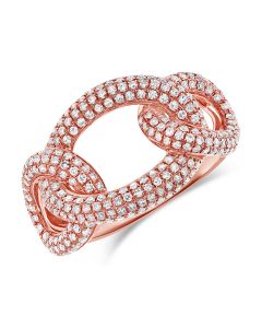 .83CT DIAMOND LINK CHAIN RING