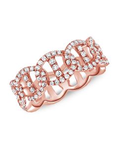 .99CT DIAMOND LINK CHAIN RING