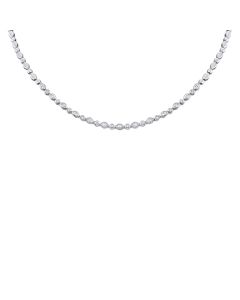 1.56CT MARQUISE SHAPE DIAMOND BEZEL TENNIS NECKLACE