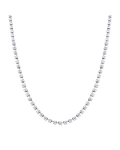 3.06CT EMERALD SHAPE DIAMOND NECKLACE