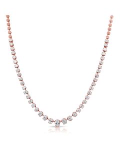 3.75T OVAL SHAPE DIAMOND NECKLACE
