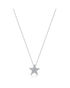 .21CT DIAMOND STAR PENDANT NECKLACE