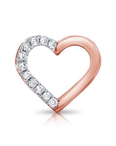 .12CT DIAMOND OPEN HEART PENDANT