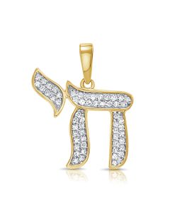 .20CT DIAMOND CHAI PENDANT