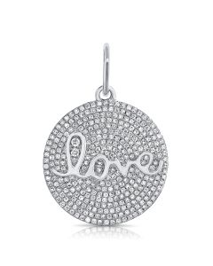 .64CT DIAMOND LOVE CIRCLE PENDANT