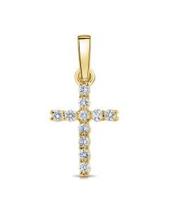 .12CT DIAMOND CROSS PENDANT