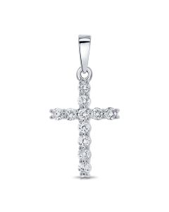 .24CT DIAMOND CROSS PENDANT