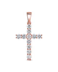 1.02CT DIAMOND CROSS PENDANT