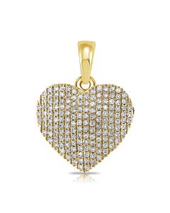 .46CT DIAMOND HEART PENDANT