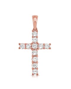 .55CT DIAMOND CROSS PENDANT