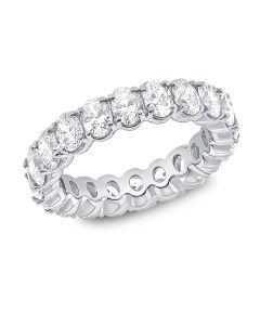 3.96CT OVAL SHAPE DIAMOND ETERNITY RING