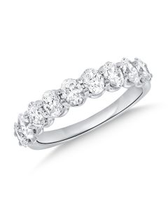 1.40CT OVAL SHAPE DIAMOND HALFWAY RING