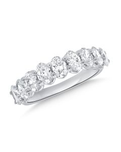 1.80CT OVAL SHAPE DIAMOND HALFWAY RING