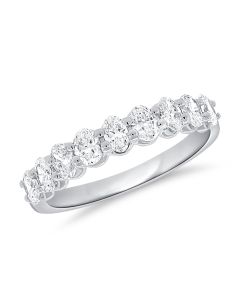 .90CT OVAL SHAPE DIAMOND HALFWAY RING