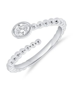 .20CT OVAL SHAPE DIAMOND BALL SOLITAIRE  WRAP RING