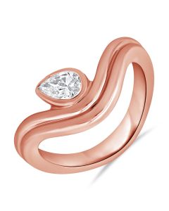0.30CT PEAR SHAPE DIAMOND RING
