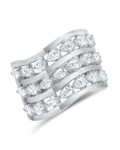 1.78CT PEAR SHAPE DIAMOND RING