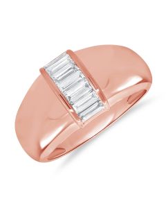 0.57CT BAGUETTES CHANNEL SET RING